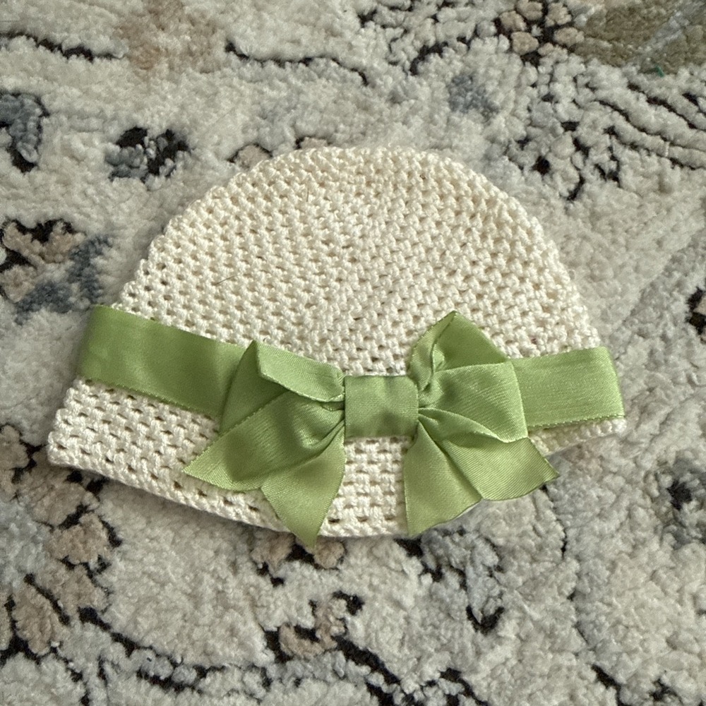 AMERICAN GIRL DOLL KIT KITTREDGE MEET OUTFIT ACCESSORIES CROCHETED HAT~EUC~